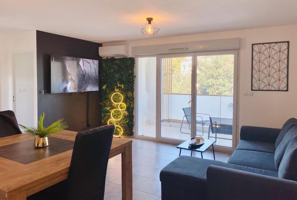 Marcenac - T2 En Residence, Clim, Parking, Terrasse Sete Ngoại thất bức ảnh