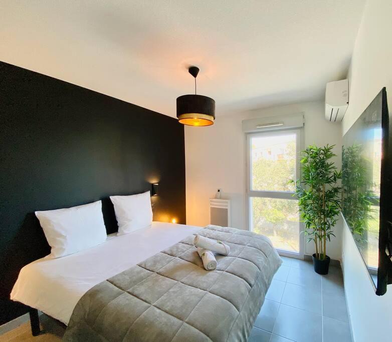 Marcenac - T2 En Residence, Clim, Parking, Terrasse Sete Ngoại thất bức ảnh