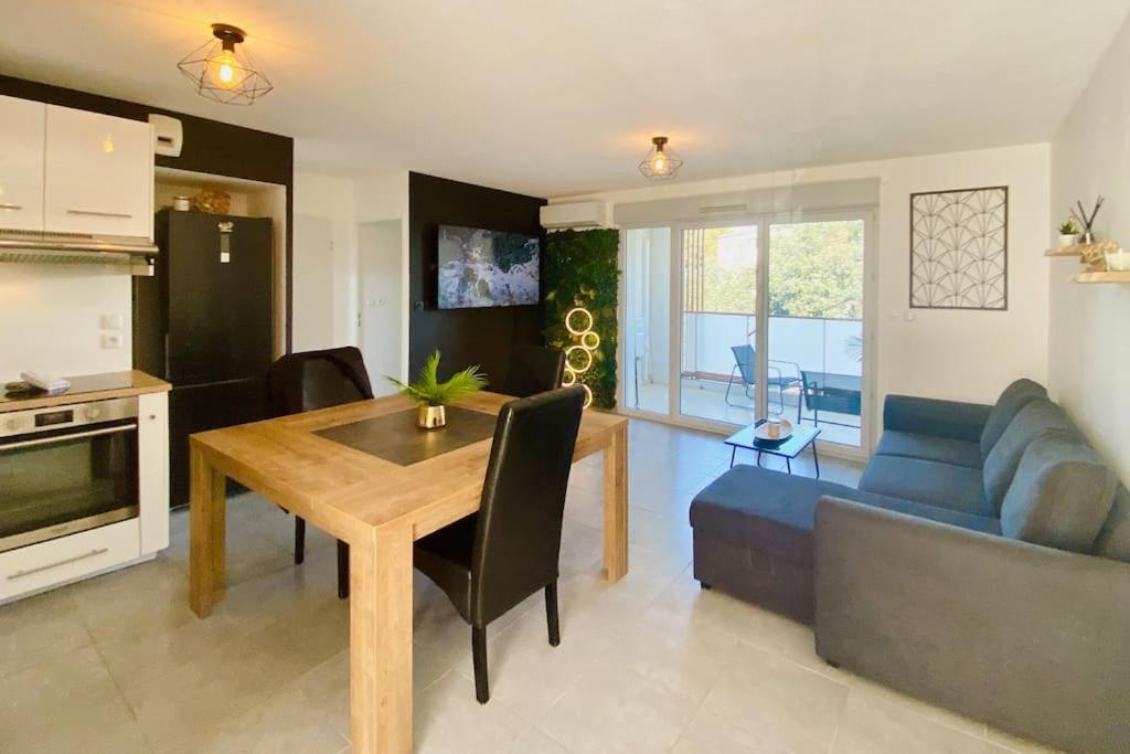 Marcenac - T2 En Residence, Clim, Parking, Terrasse Sete Ngoại thất bức ảnh